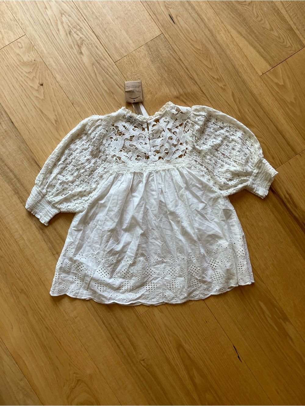 Anthropologie conditions Apply lace blouse, NWT, small - Picture 5 of 7